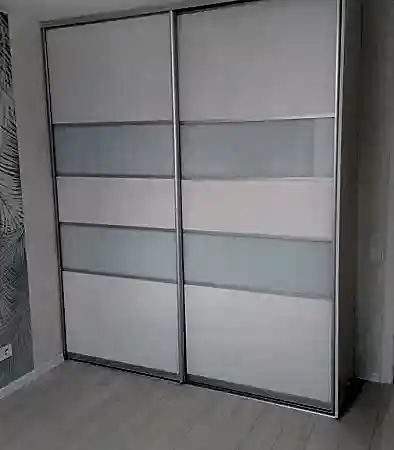 Встроенный шкаф-купе двухдверный вшк-37